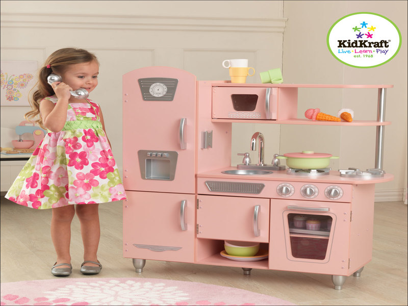 Kidkraft Vintage Keuken Roze